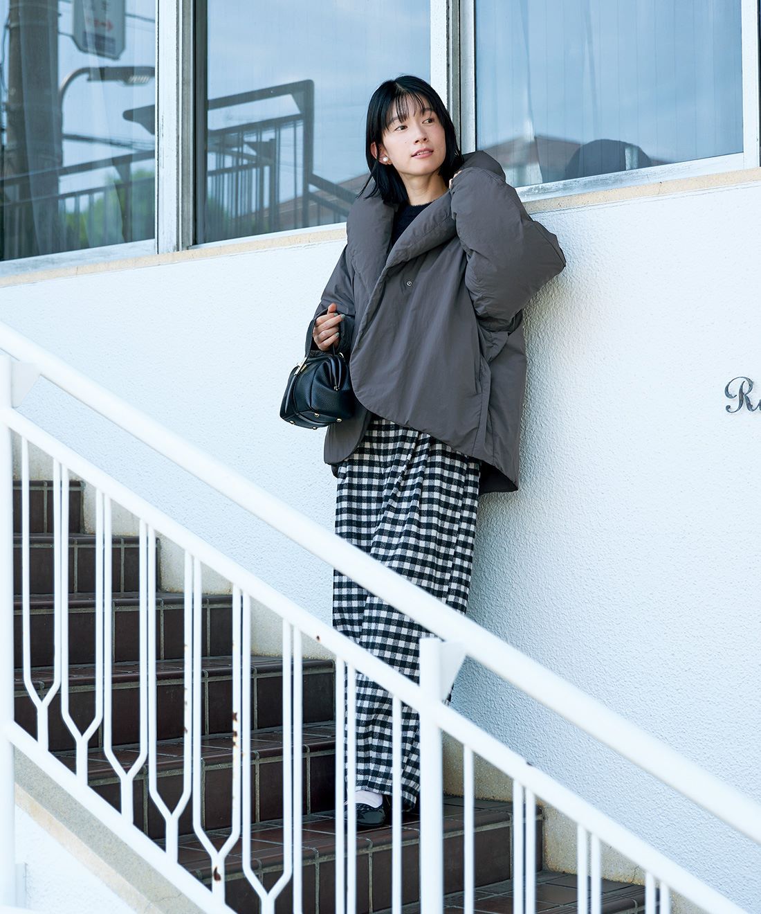 Sunny clouds|サニークラウズ　ブランケットで作ったギンガムパンツ〈レディース〉