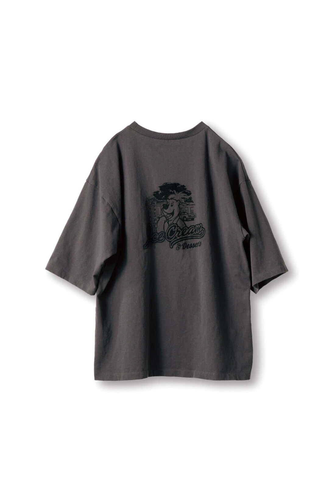 Sunny clouds［サニークラウズ］|サニークラウズ アイス好きなTシャツ〈メンズ〉チャコール