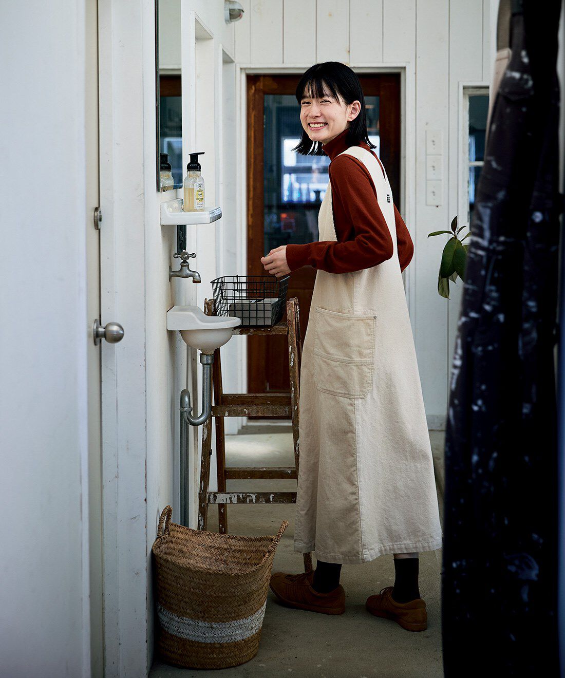 Sunny clouds|サニークラウズ　キャンバス天ジャンパースカート〈レディース〉