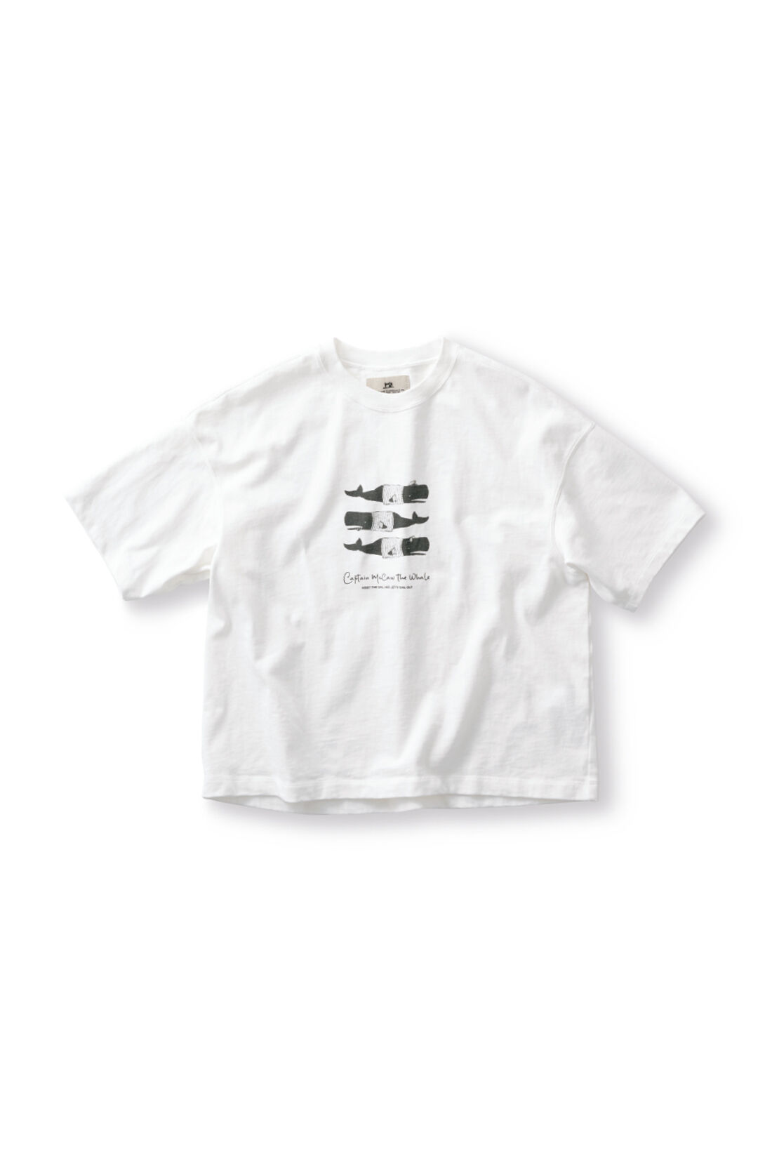 Sunny clouds|サニークラウズ　くじらの船長Tシャツ〈レディース〉