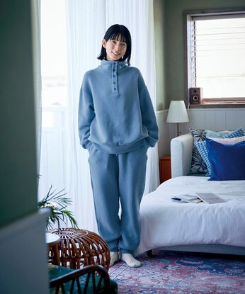 Sunny clouds［サニークラウズ］ | サニークラウズスウェットセット〈レディース〉青