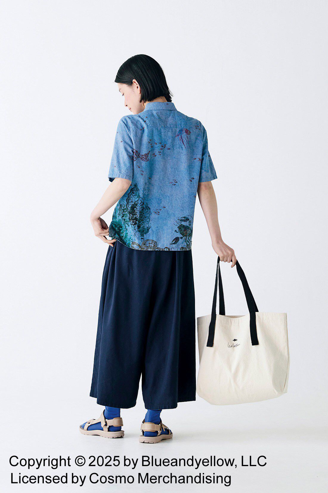 Sunny clouds|サニークラウズ　カルゼで作ったキュロパン〈レディース〉|身長162cm/トップスMサイズ/ボトムスMサイズ