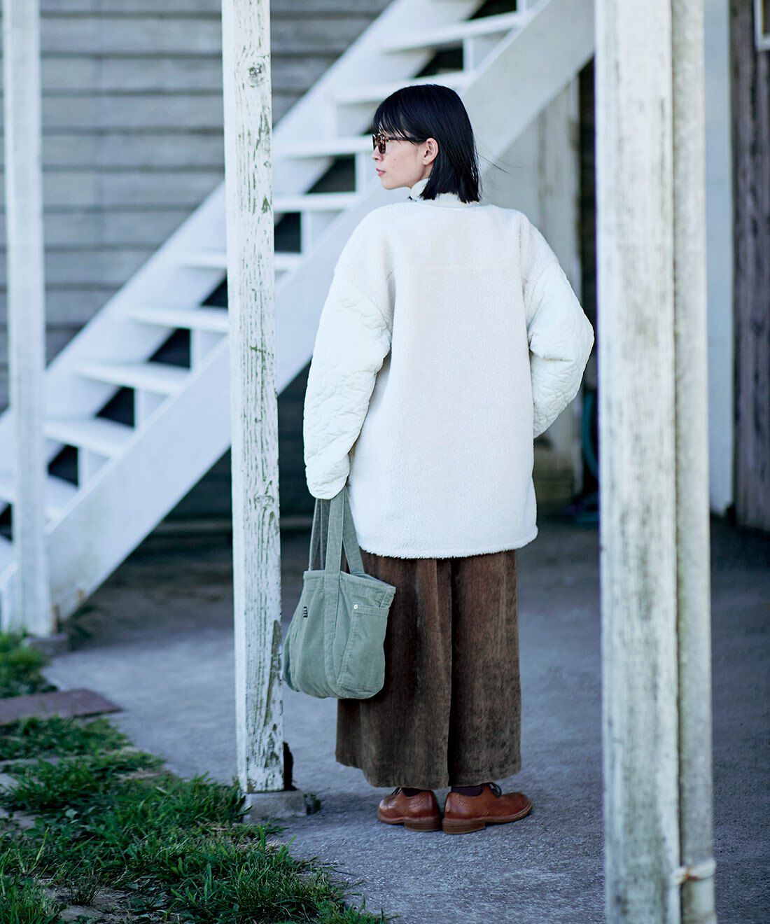 Sunny clouds［サニークラウズ］|サニークラウズ　ボアとキルトのリバーシブルコート＜レディース＞