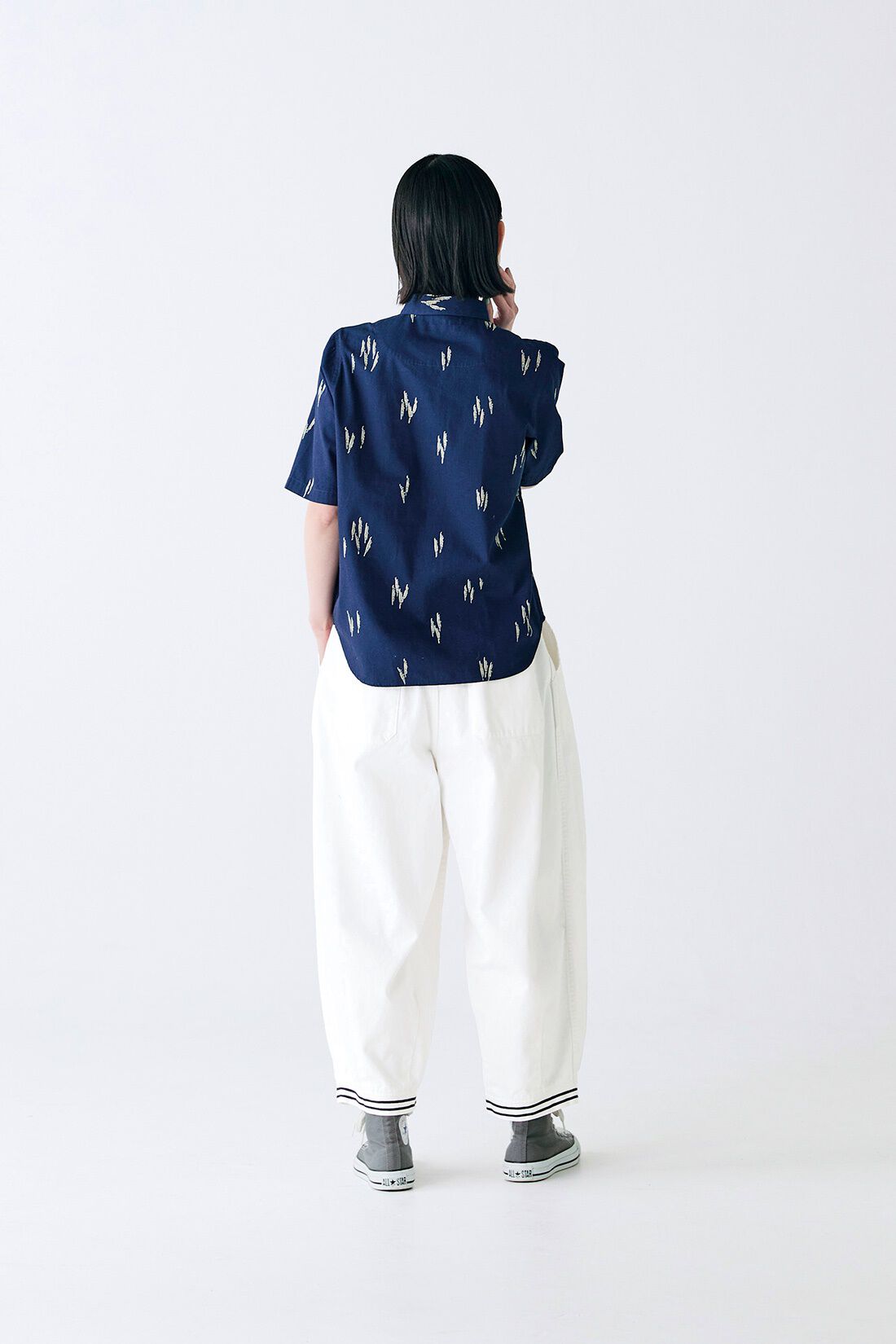 Sunny clouds|サニークラウズ　マリンな白パン〈レディース〉|身長162cm/トップスMサイズ/ボトムスMサイズ