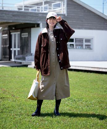 Sunny clouds［サニークラウズ］ | サニークラウズコール天ジャンコート〈レディース〉