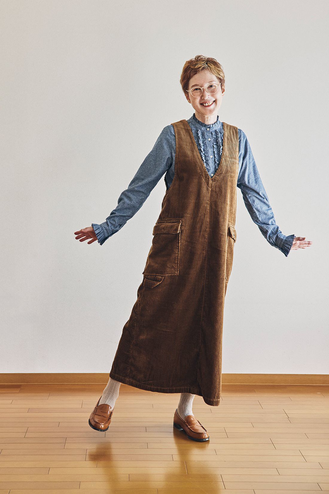 Sunny clouds|サニークラウズ フリフリフリルシャツ〈レディース〉