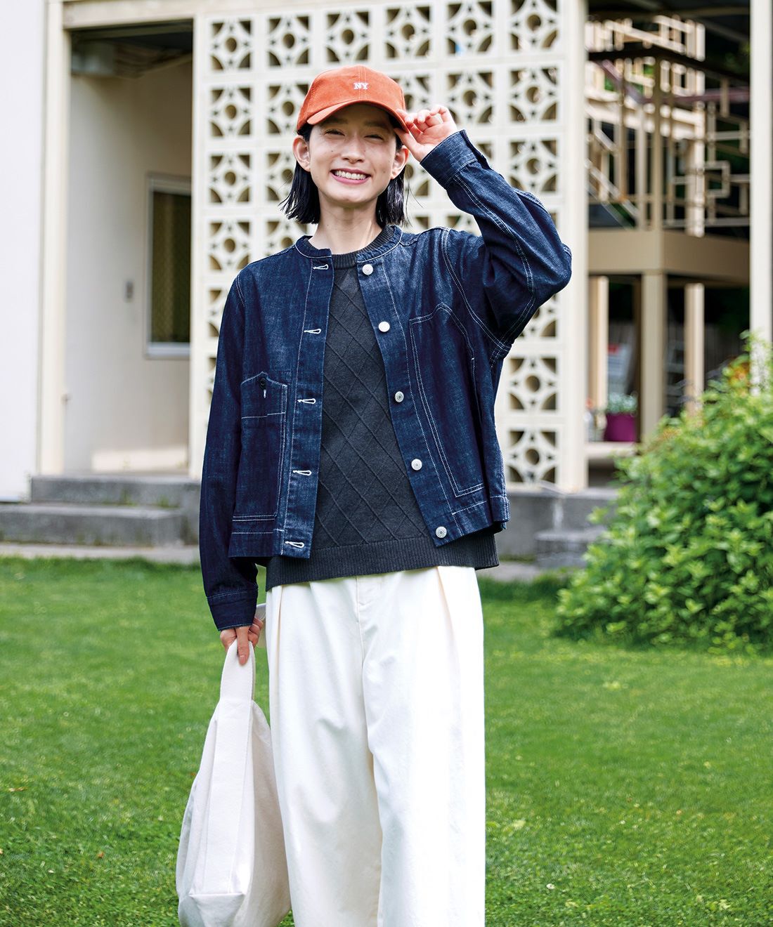 Sunny clouds|【初回お試しキャンペーン】サニークラウズ　格子模様のニットTシャツの会＜レディース＞