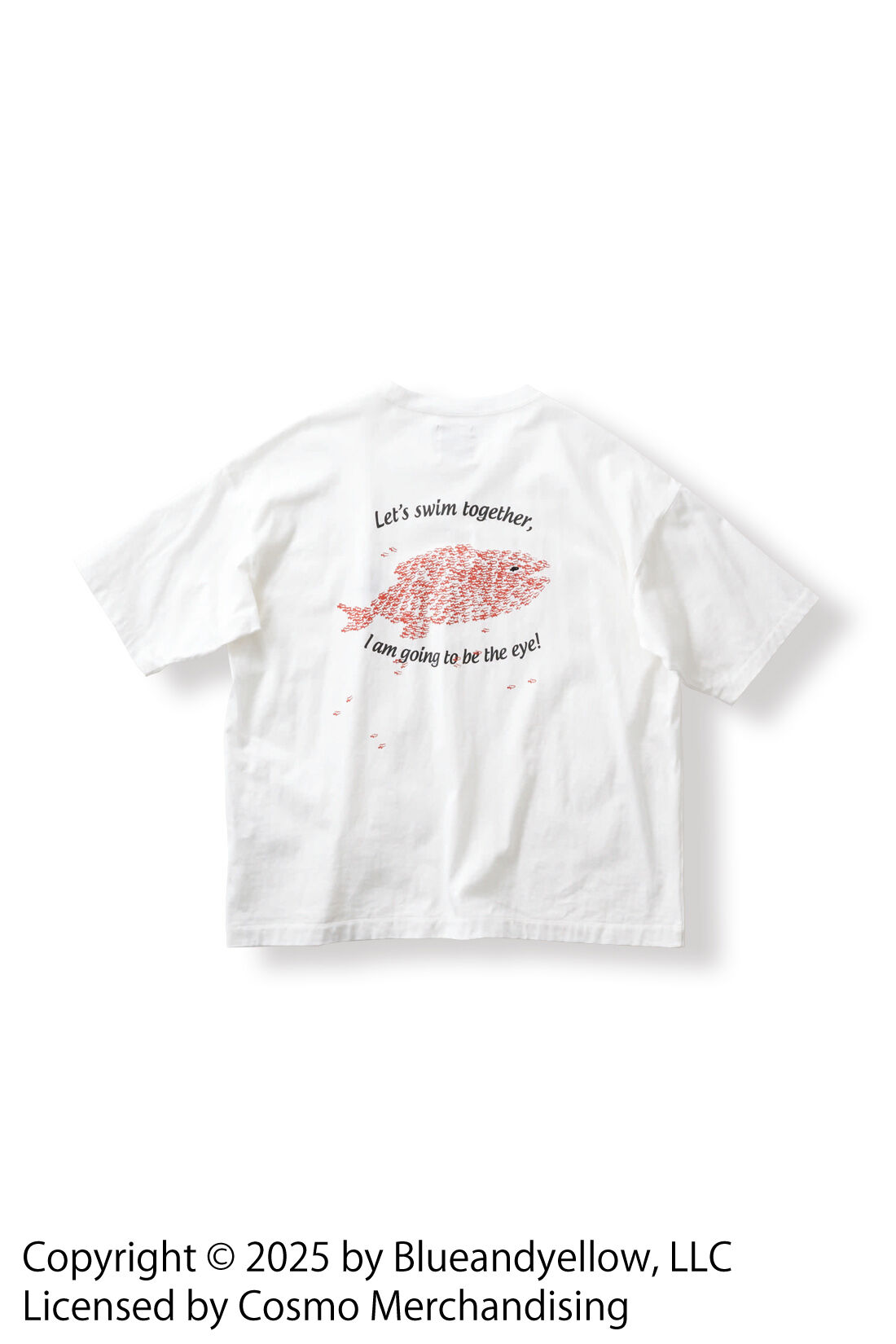 Sunny clouds|サニークラウズ　feat. Swimmy 　スイミーTシャツ〈メンズ〉白