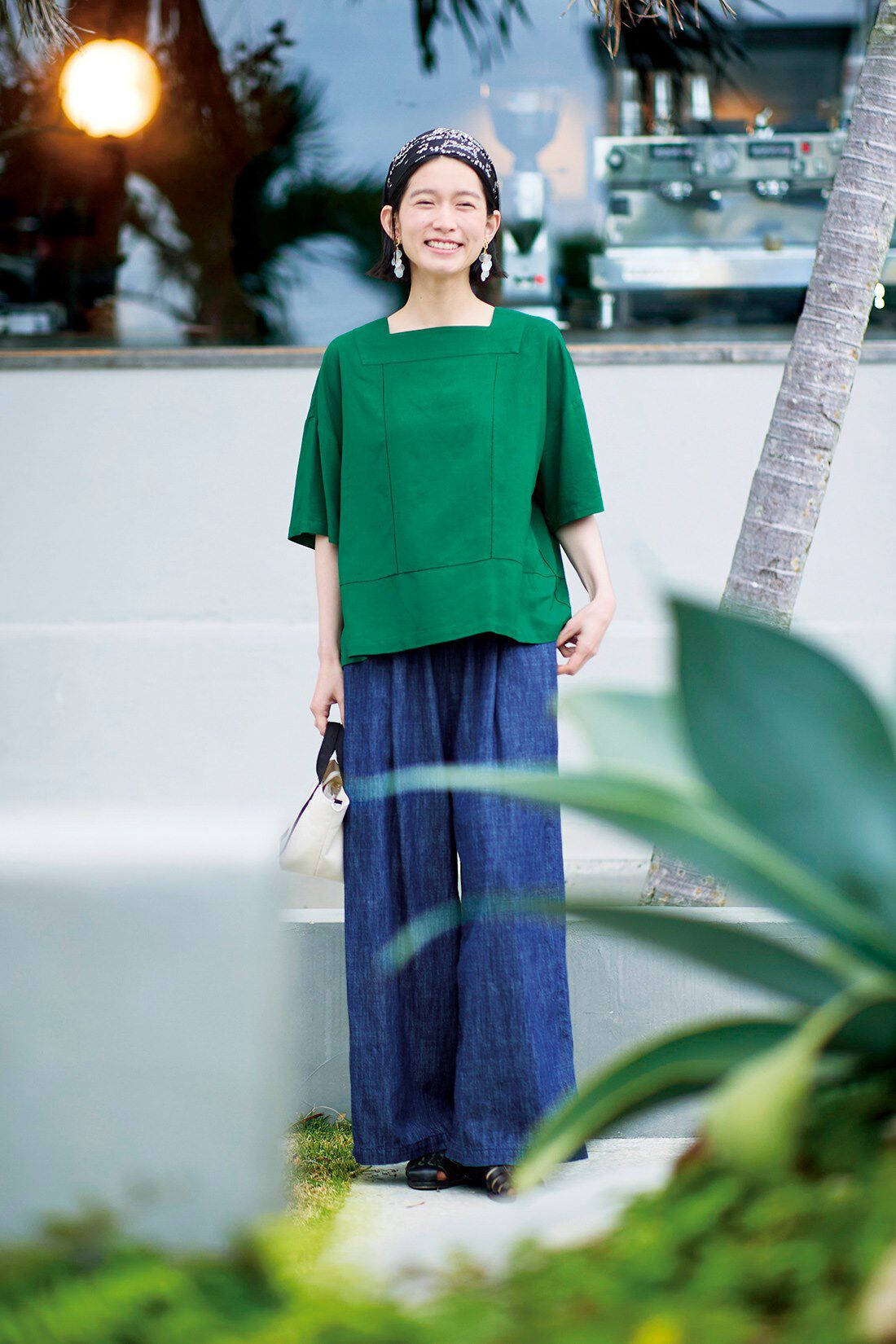 Sunny clouds［サニークラウズ］|サニークラウズ　ピコ刺しゅうトップスの会〈レディース〉|身長162cm/トップスMサイズ/ボトムスMサイズ