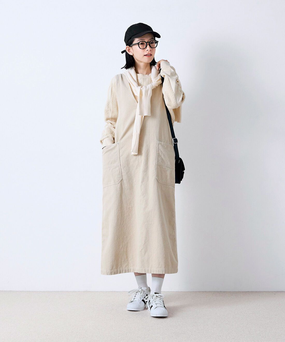 Sunny clouds|サニークラウズ　キャンバス天ジャンパースカート〈レディース〉