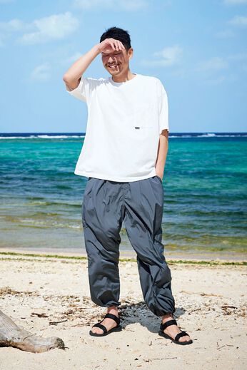 Sunny clouds | サニークラウズくじらの船長Ｔシャツ〈メンズ〉