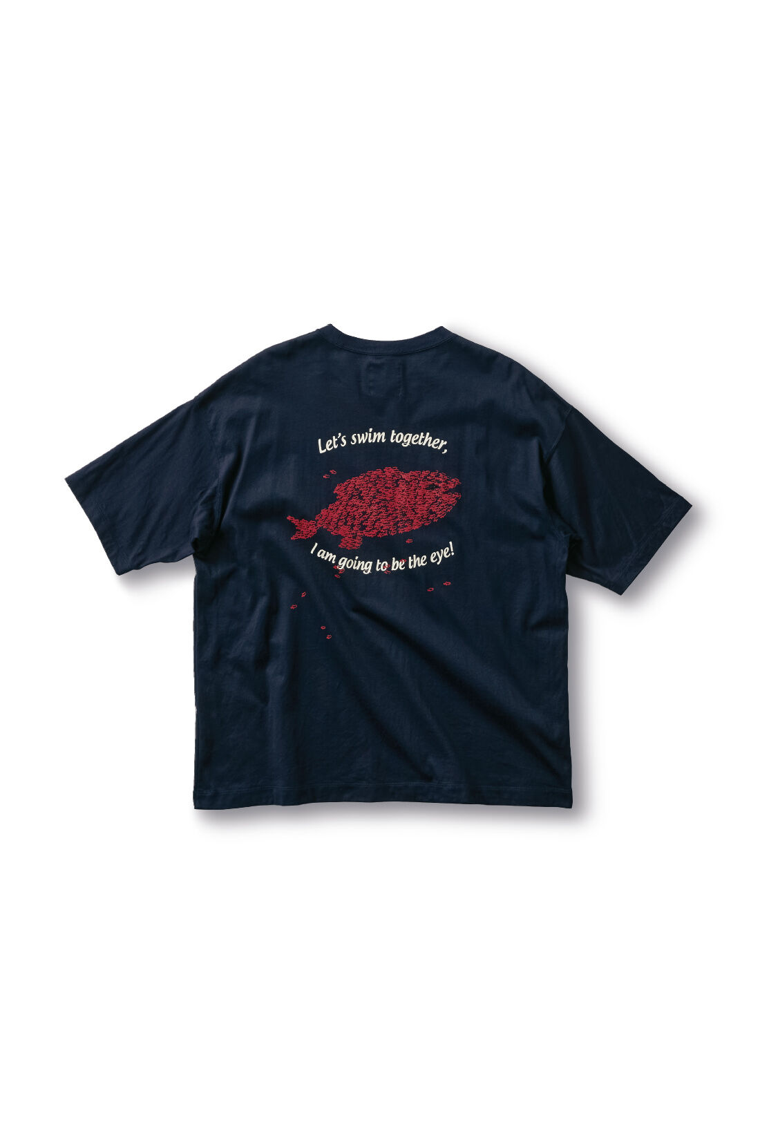 Sunny clouds|サニークラウズ　feat. Swimmy 　スイミーTシャツ〈メンズ〉紺