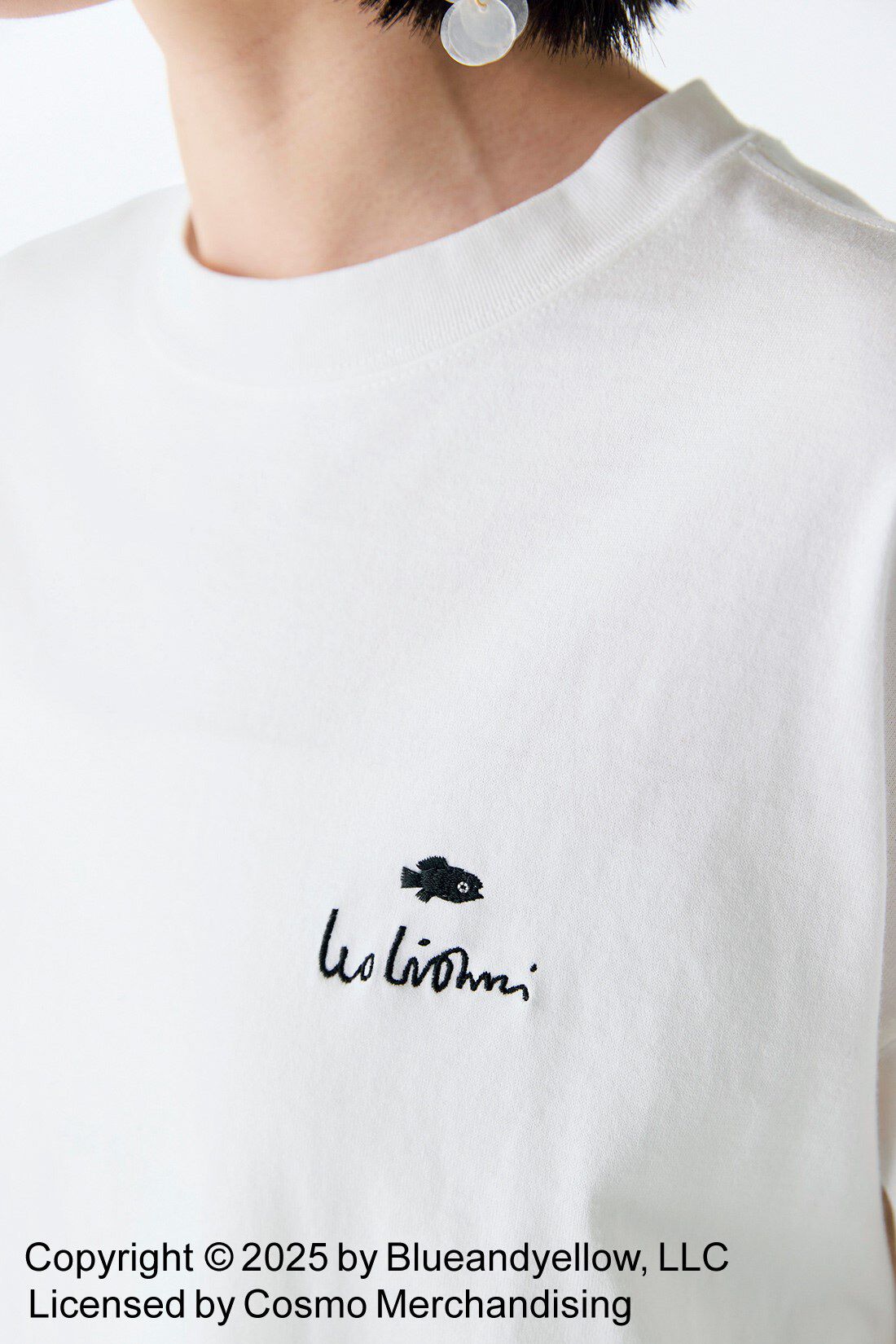Sunny clouds|サニークラウズ　feat. Swimmy 　スイミーTシャツ〈レディース〉白