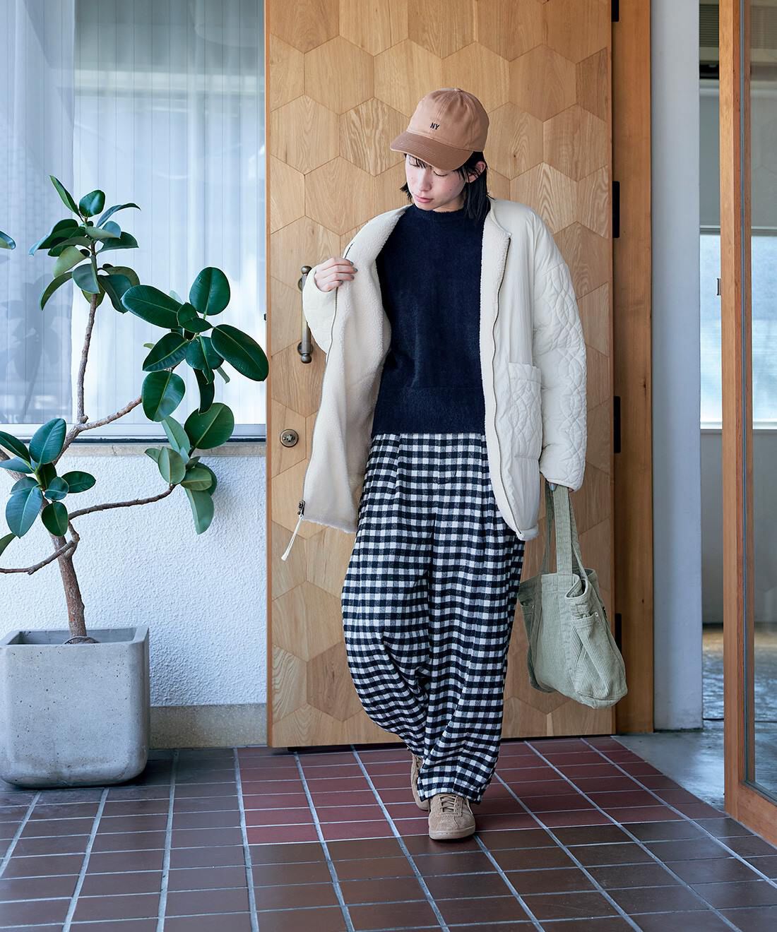 Sunny clouds［サニークラウズ］|サニークラウズ　ボアとキルトのリバーシブルコート＜レディース＞