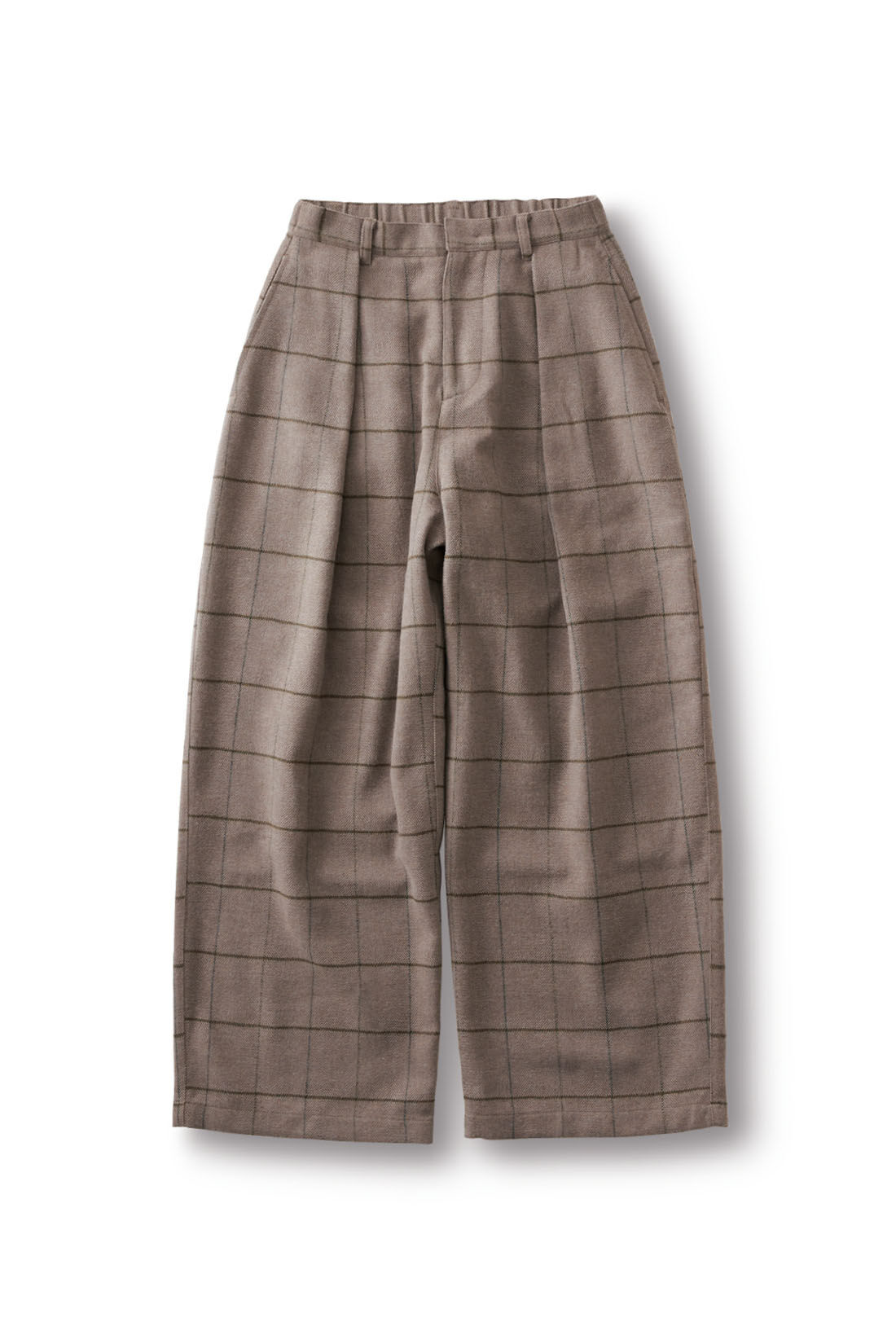 Sunny clouds|サニークラウズ ブランケットで作ったチェックパンツ〈レディース〉