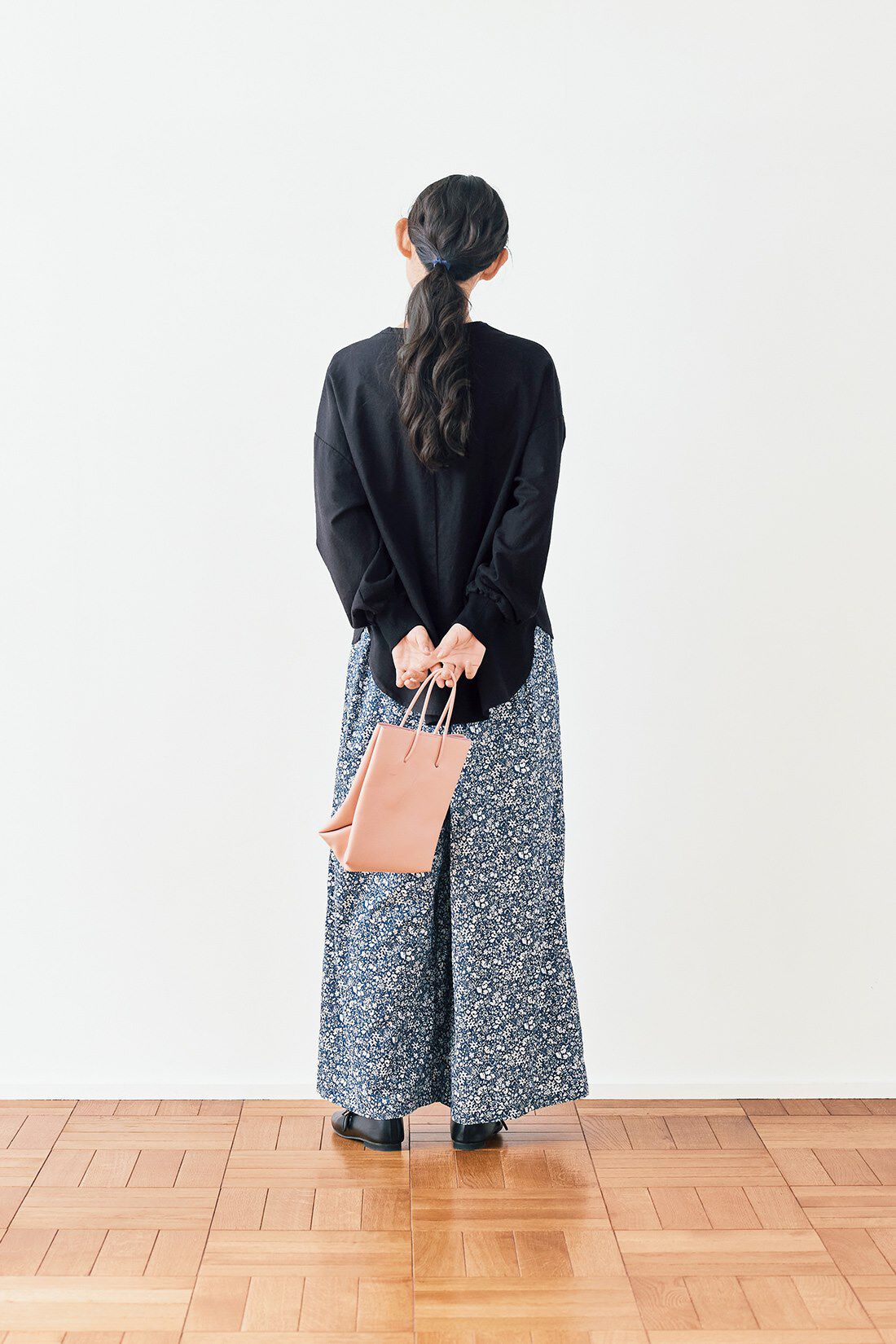 and myera|and myera 布はくの長袖Tトップスの会