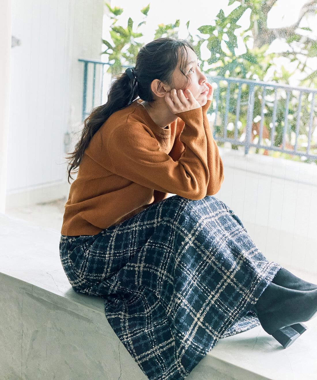 and myera［アンドマイラ］|綿100% セーター トレーナーのコーディネート