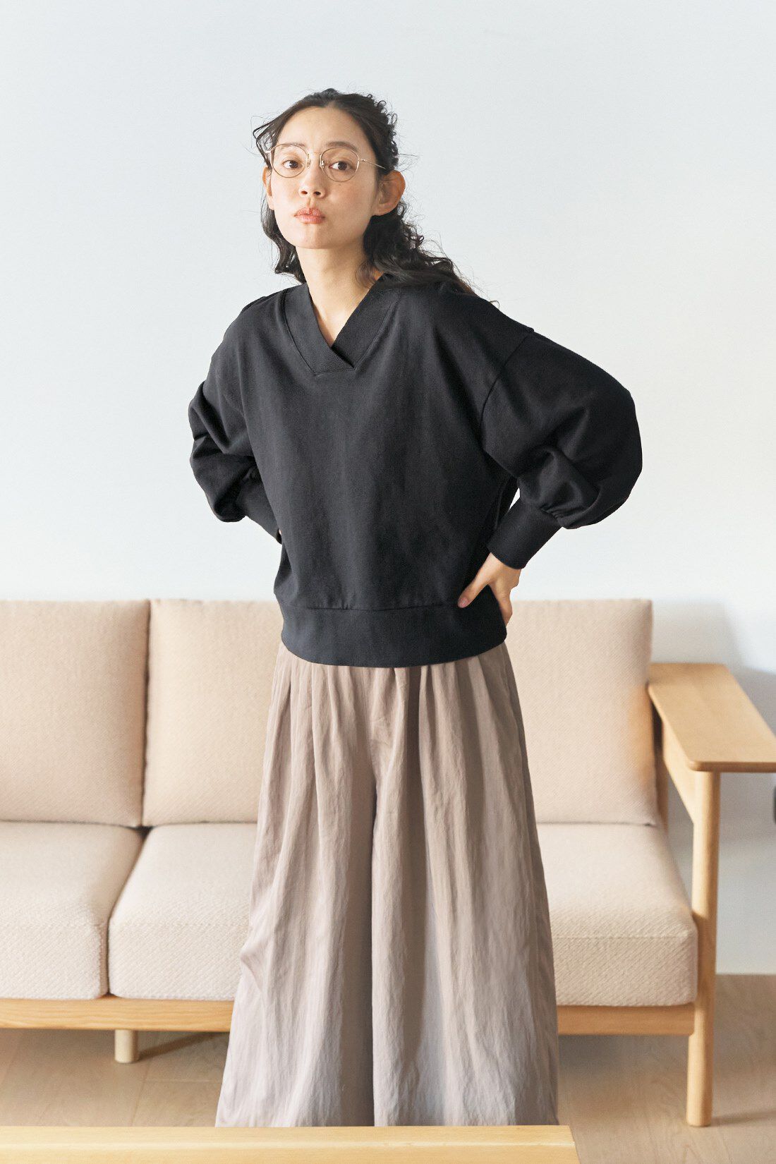 and myera|and myera ちょこっとみじか丈トレーナーの会
