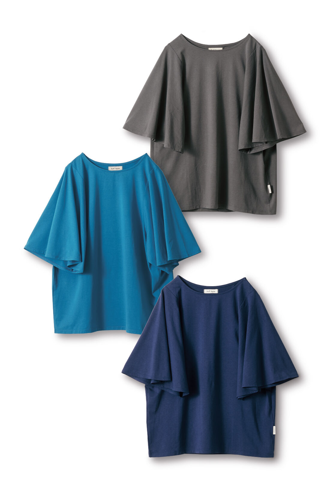 and myera|and myera フレア袖のTシャツの会