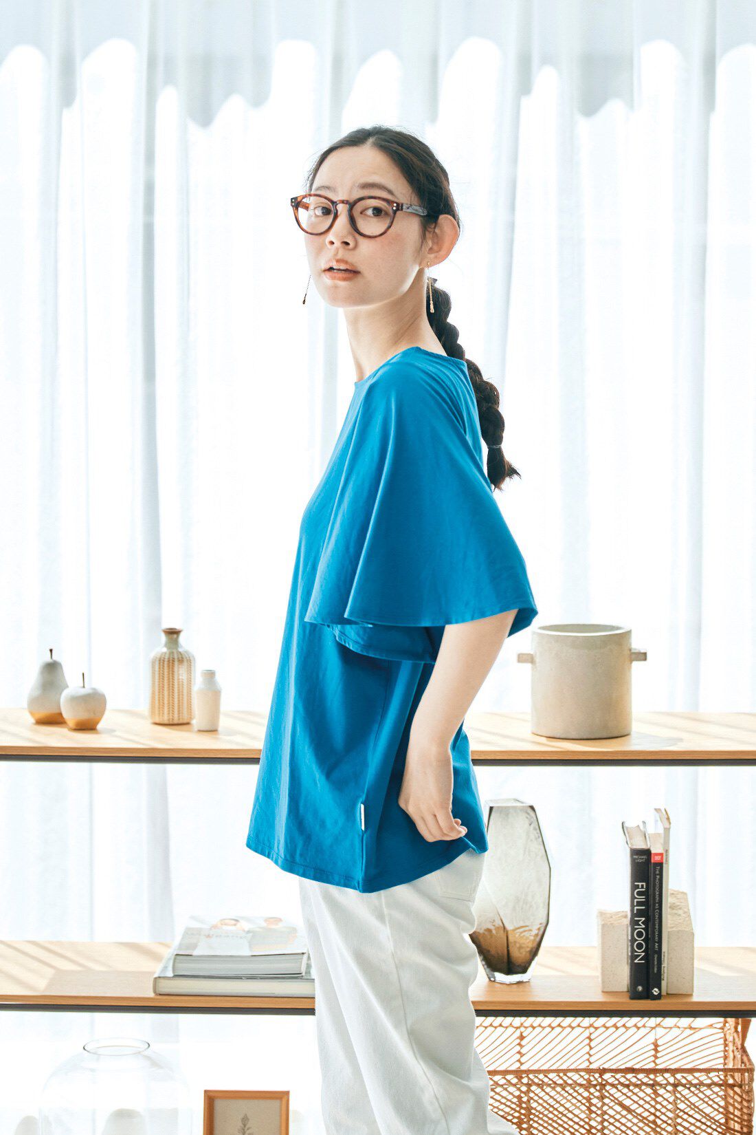 and myera|and myera フレア袖のTシャツの会