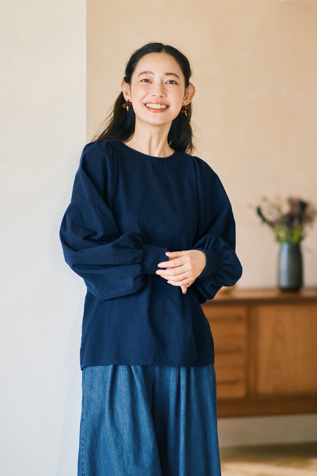 and myera|and myera バルーンスリーブトップスの会