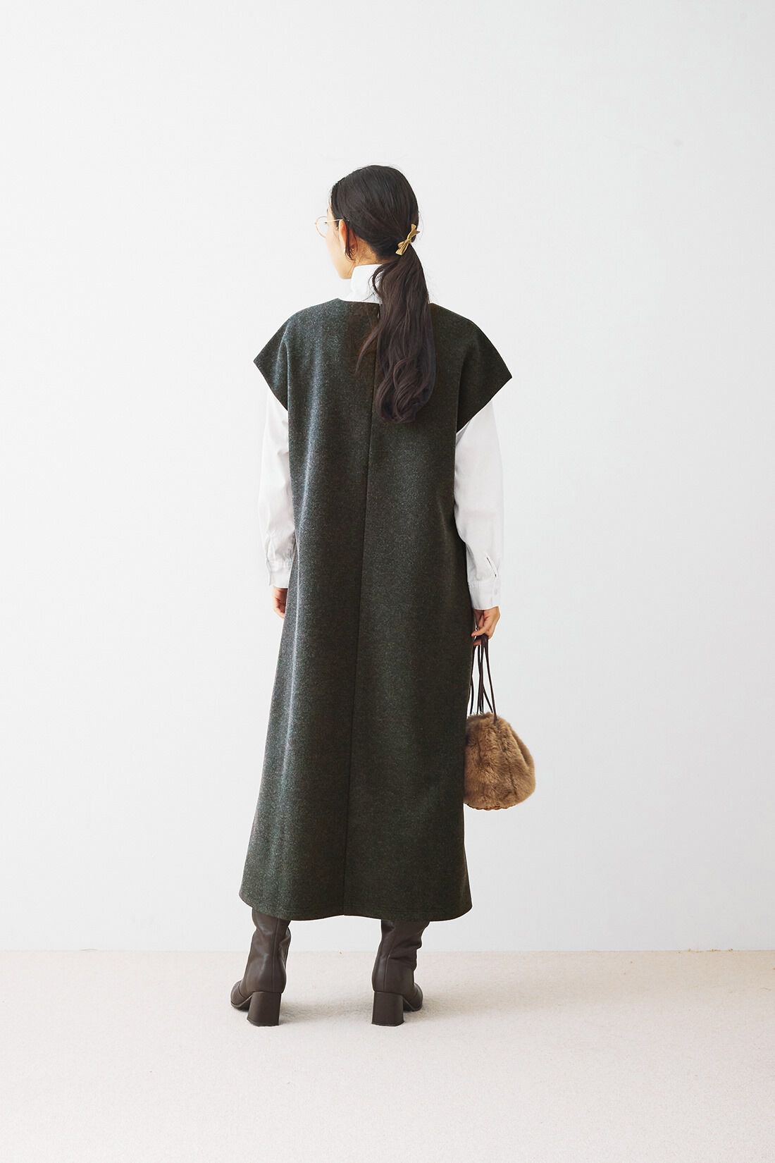 and myera|and myera フレンチスリーブワンピース