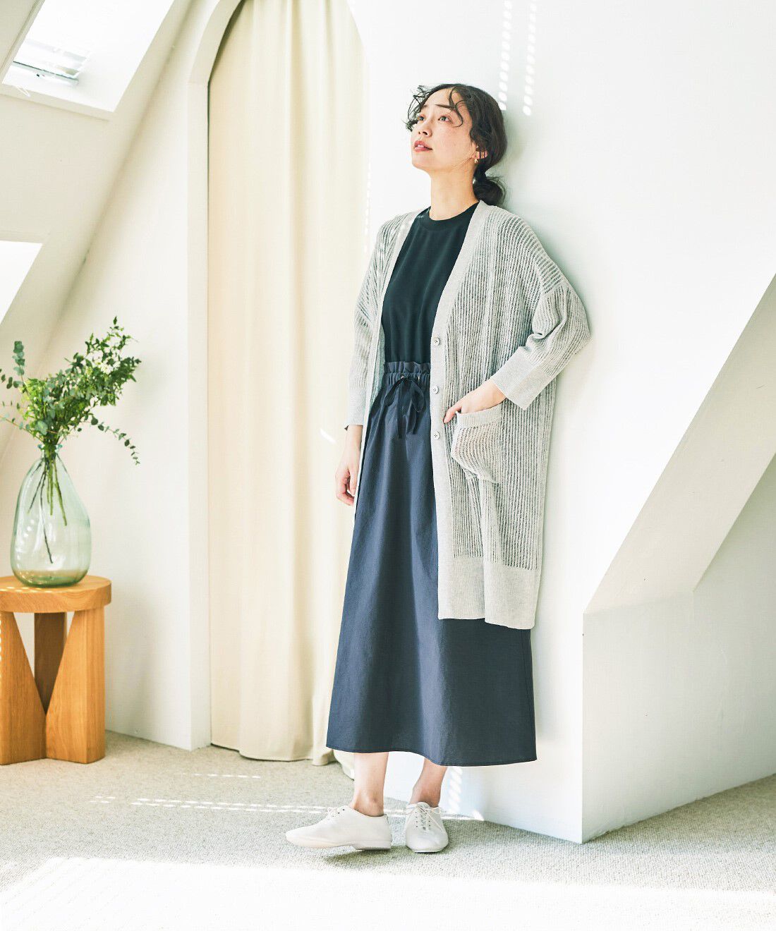 and myera|and myera 甘編みニットカーディガン