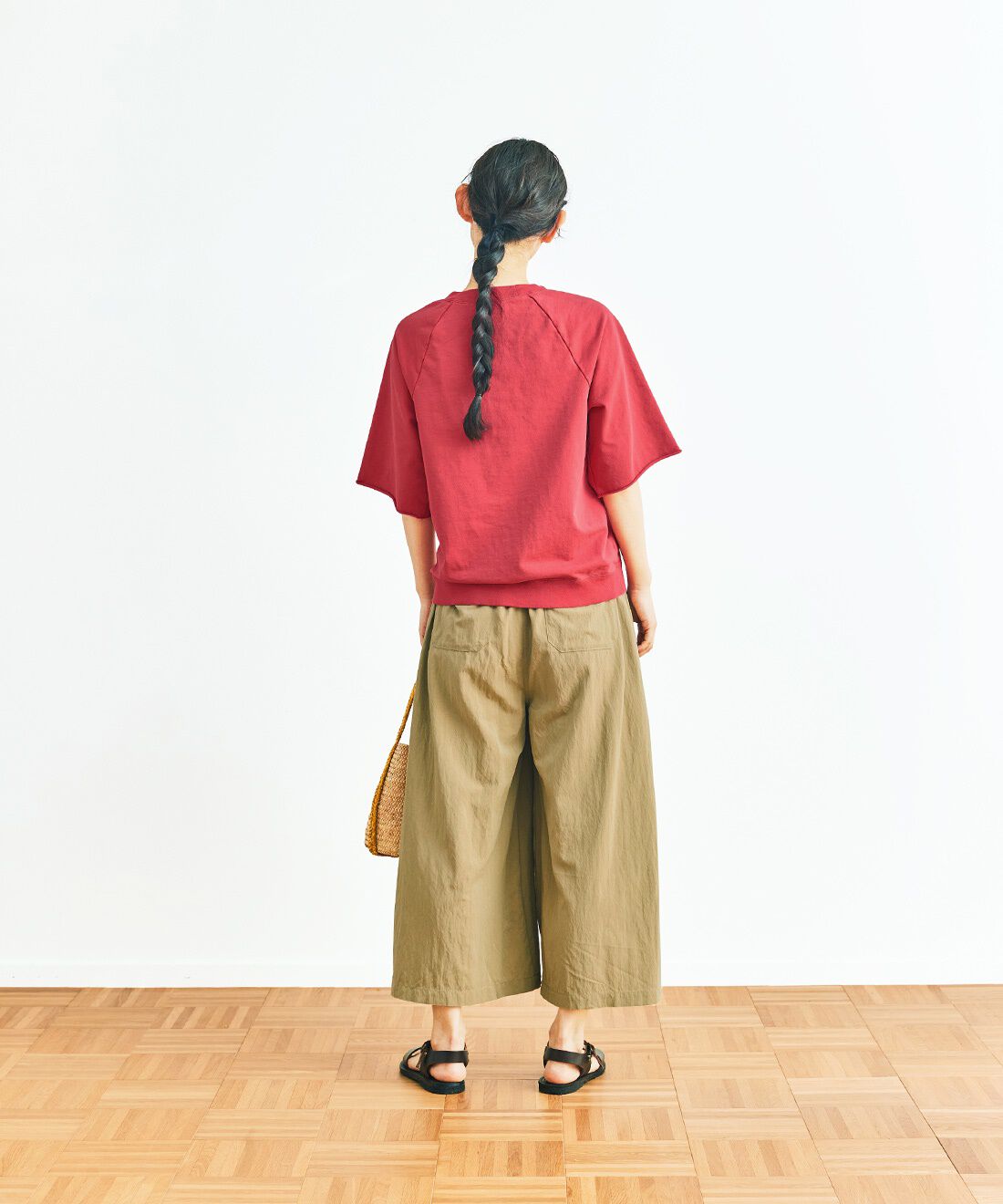 and myera|and myera 巻き風キュロパン〈ベージュ〉