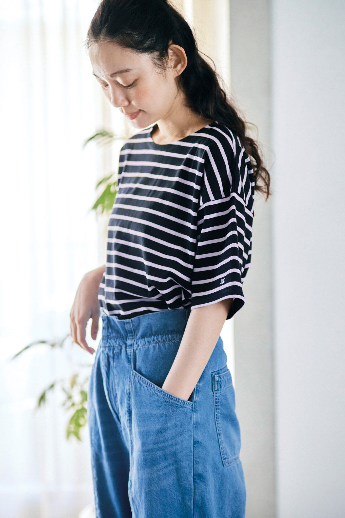 and myera|and myera 大人色ボーダーTシャツの会