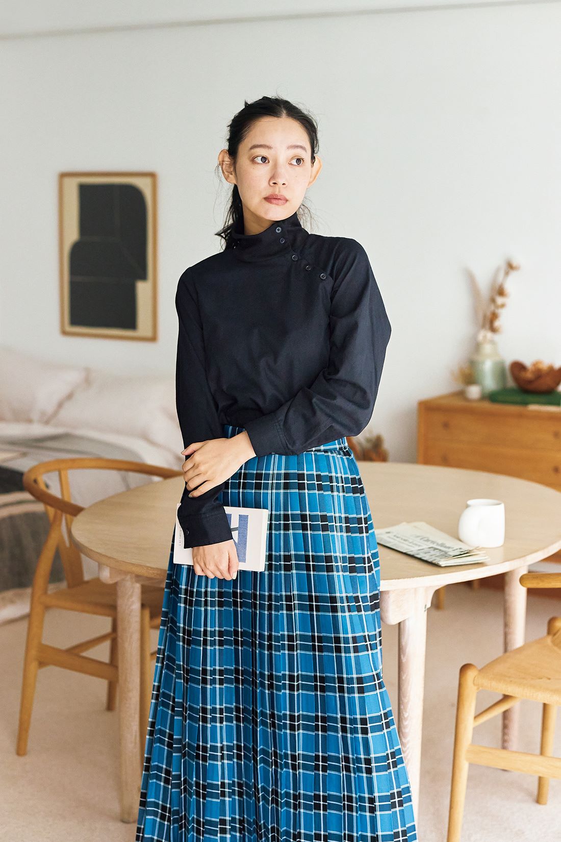 and myera［アンドマイラ］|and myera タートルネックなトップスの会