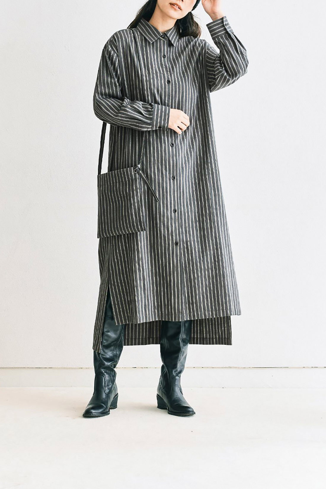 and myera|ａｎｄ　ｍｙｅｒａ　サコッシュ付きワンピース