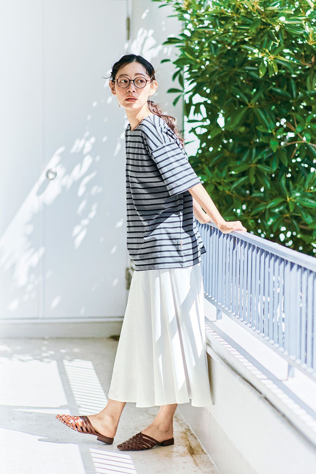 and myera|and myera 大人色ボーダーTシャツの会