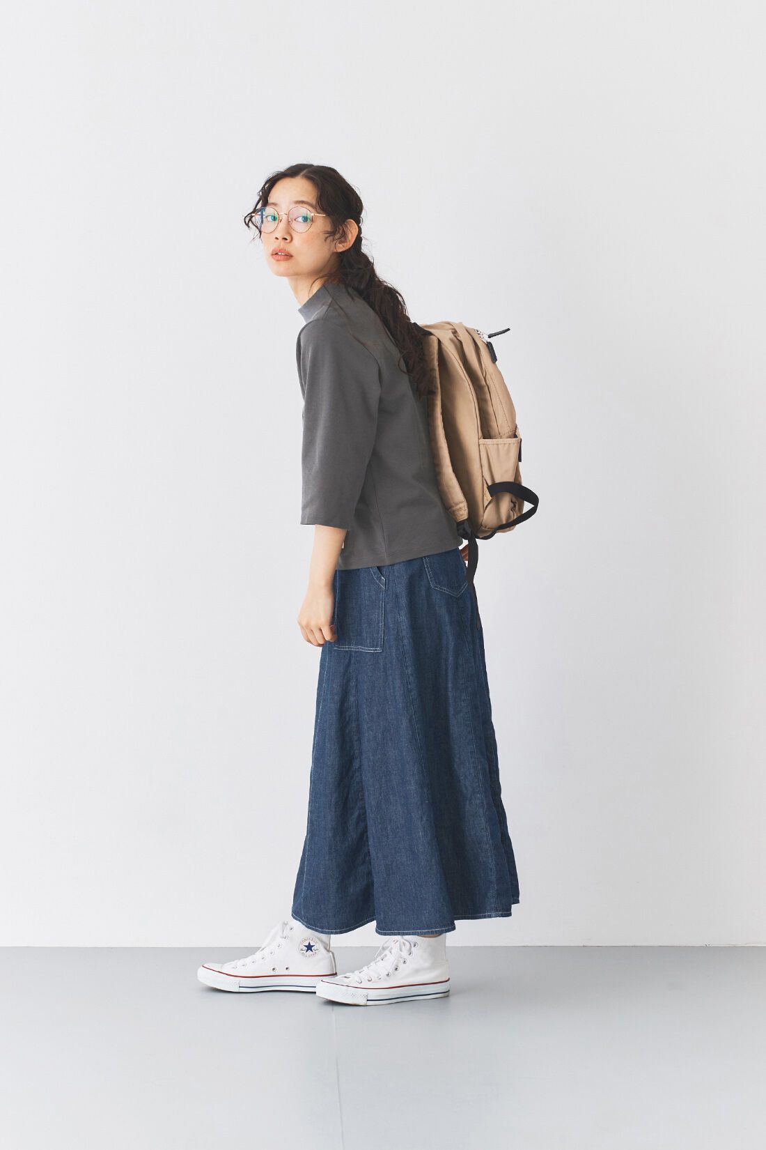 and myera|【初回お試しキャンペーン】and myera ちょっぴりコンパクトなハイネックTシャツの会