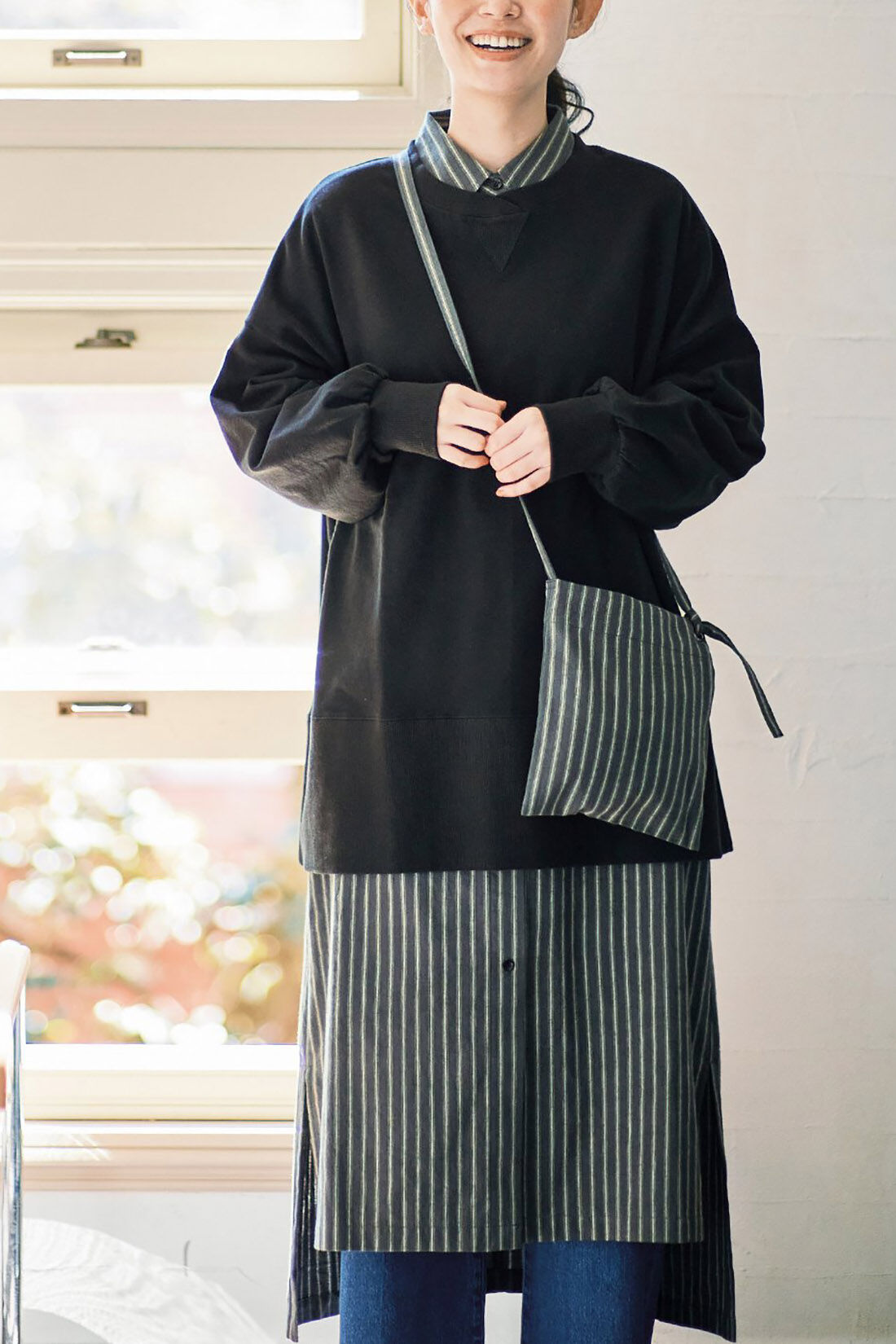 and myera|ａｎｄ　ｍｙｅｒａ　サコッシュ付きワンピース