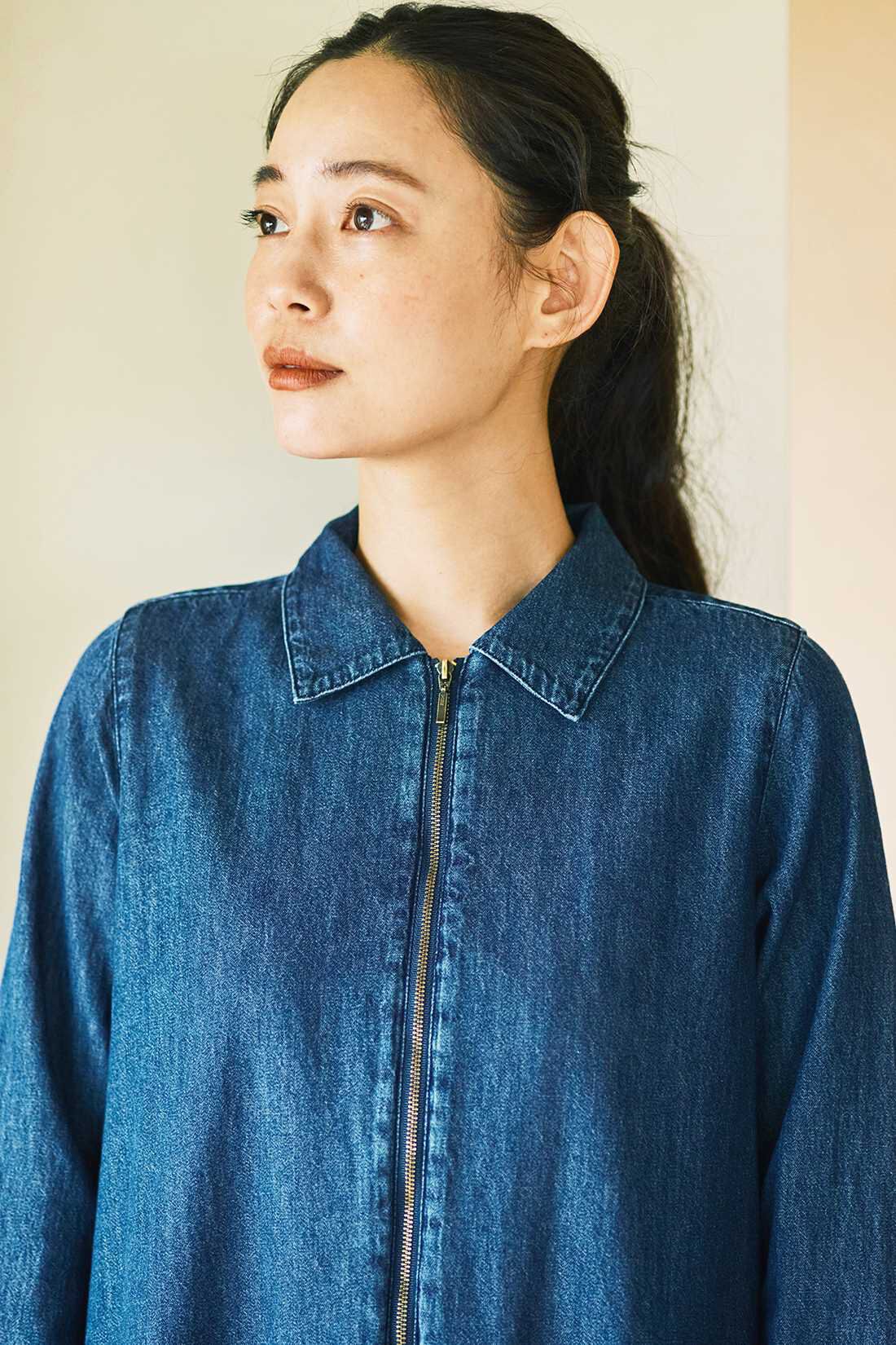 and myera|and myera ジップアップワンピース