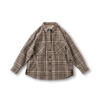 ａｎｄ　ｍｙｅｒａ大きなチェックの大きなシャツ