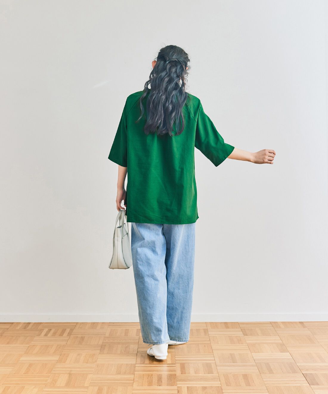 and myera|and myera アイスブルージーンズ