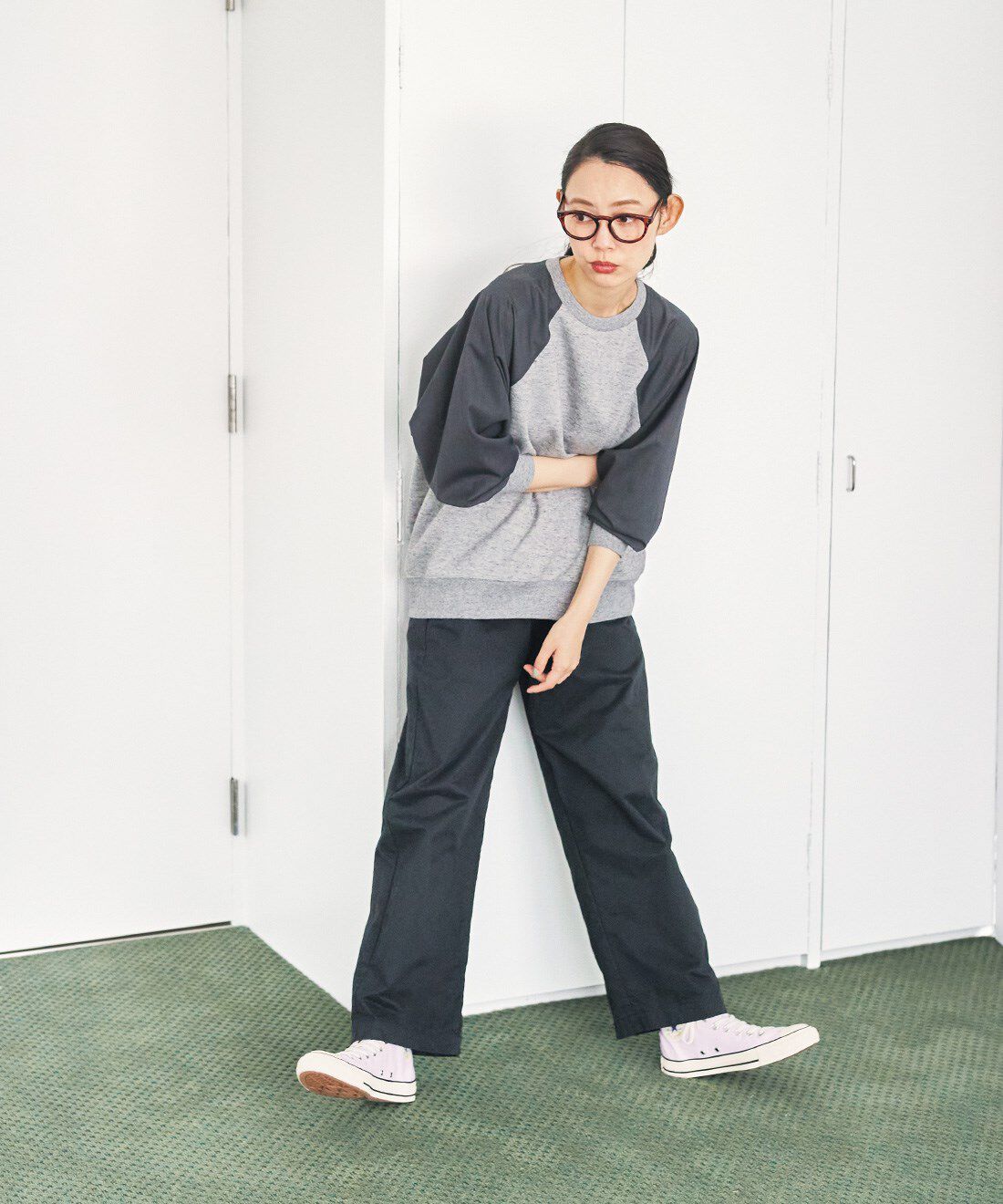 and myera|and myera ラフすぎないトレーナー