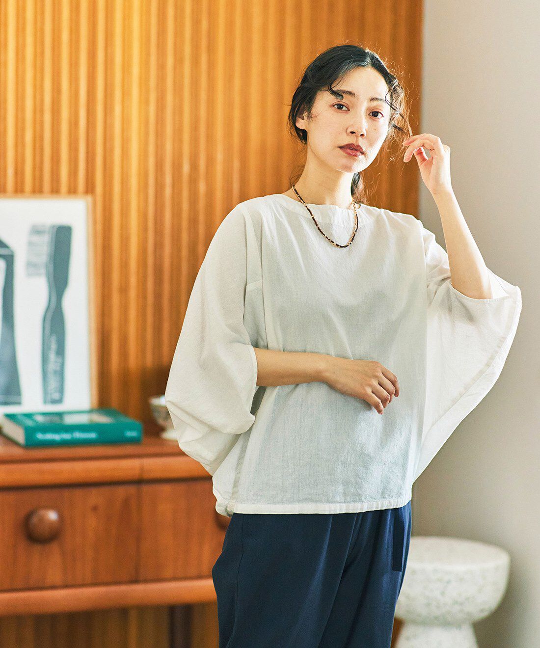and myera|and myera ドルマンスリーブトップスの会