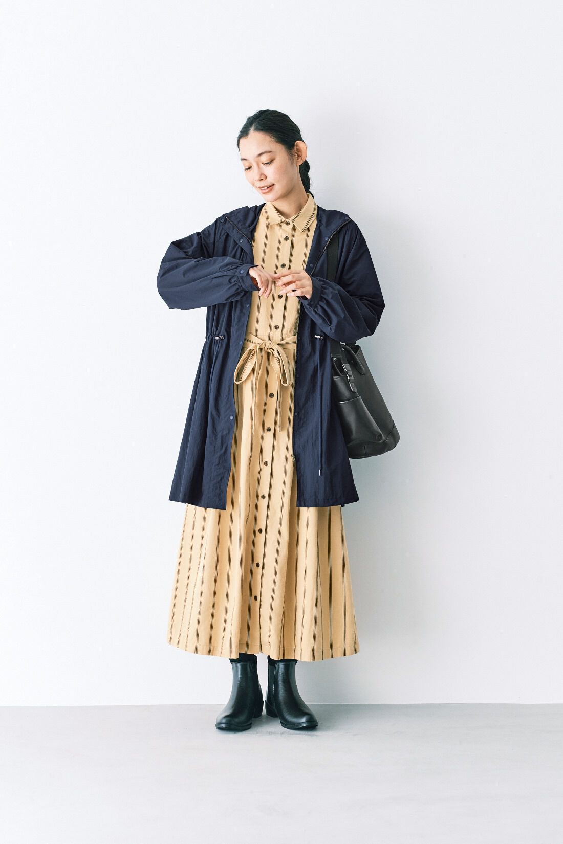 and myera|ａｎｄ　ｍｙｅｒａ　ナイロンのフードコート