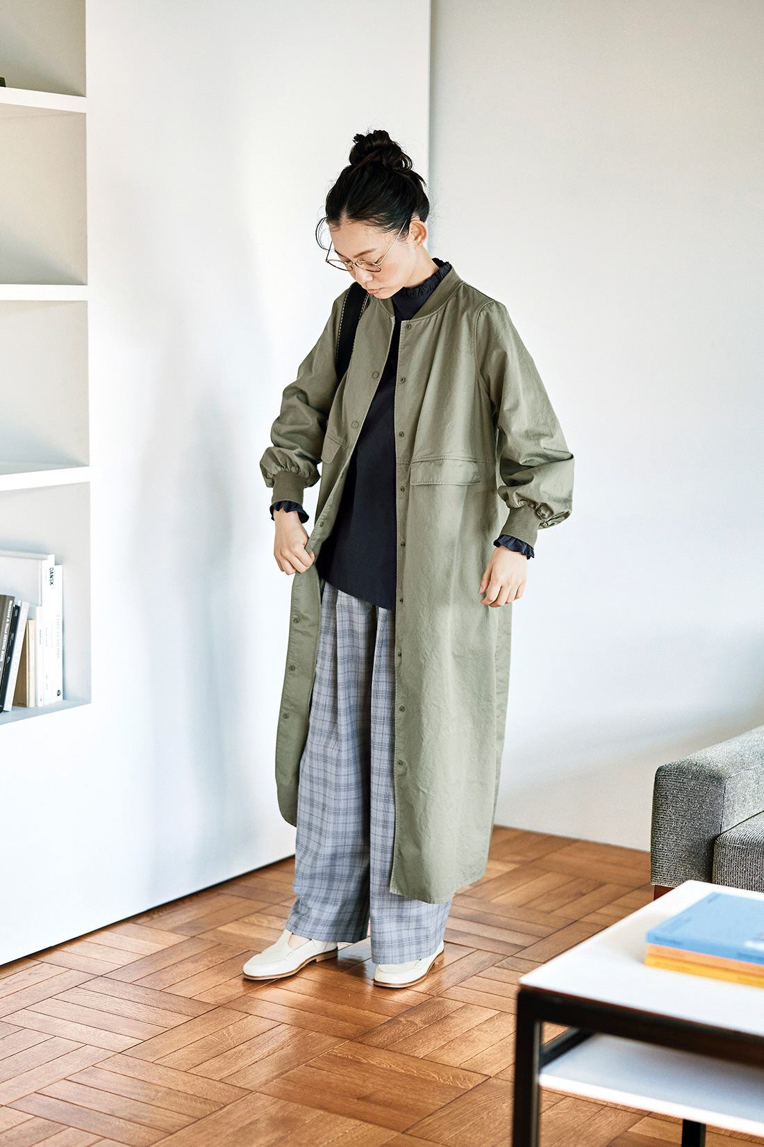 and myera|and myera フライトワンピースコート