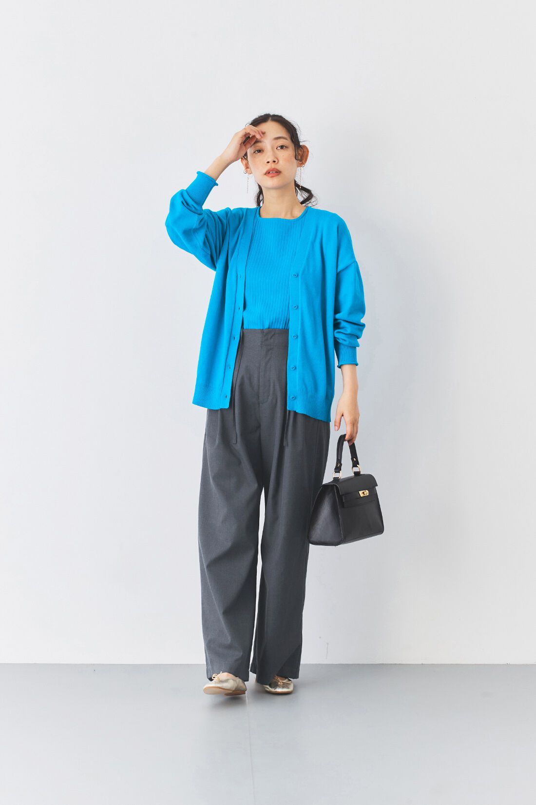 and myera|and myera サスペンダー付きパンツ