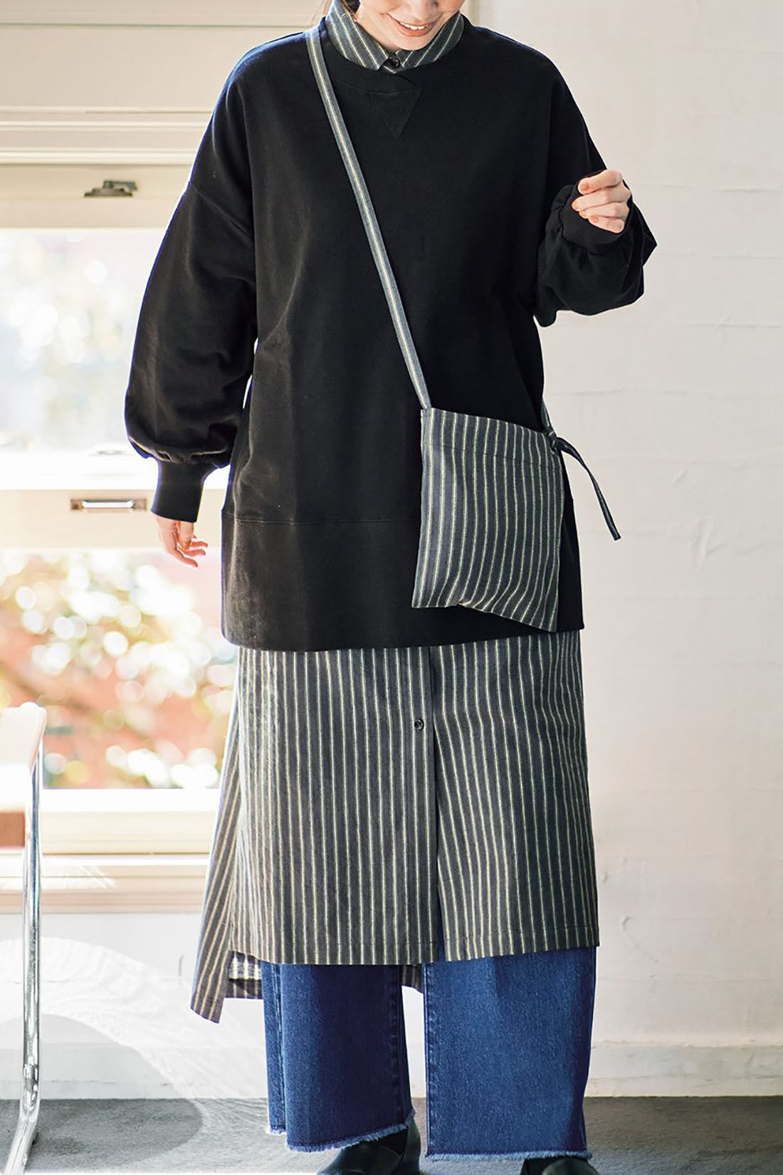 and myera|ａｎｄ　ｍｙｅｒａ　サコッシュ付きワンピース