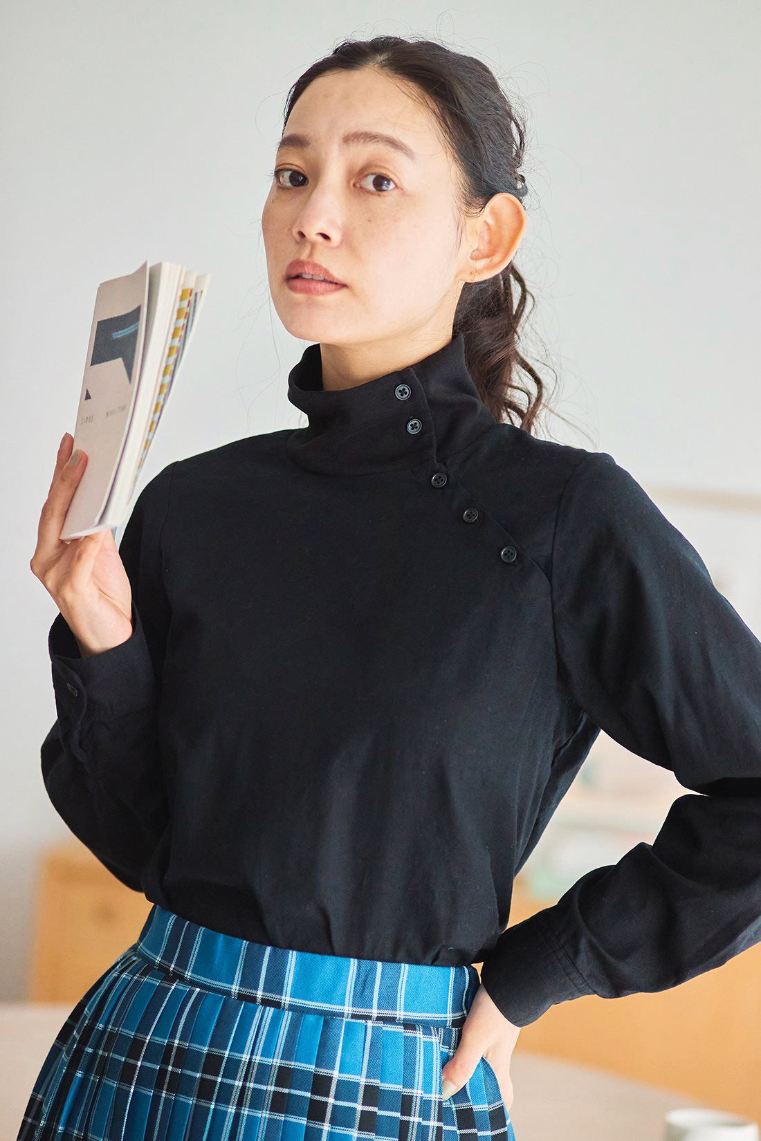 and myera［アンドマイラ］|and myera タートルネックなトップスの会