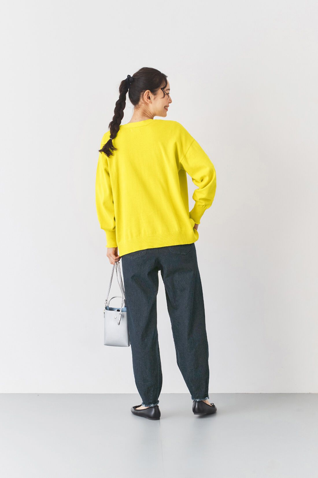 and myera［アンドマイラ］|and myera カーデとＴシャツのセット〈黄色〉