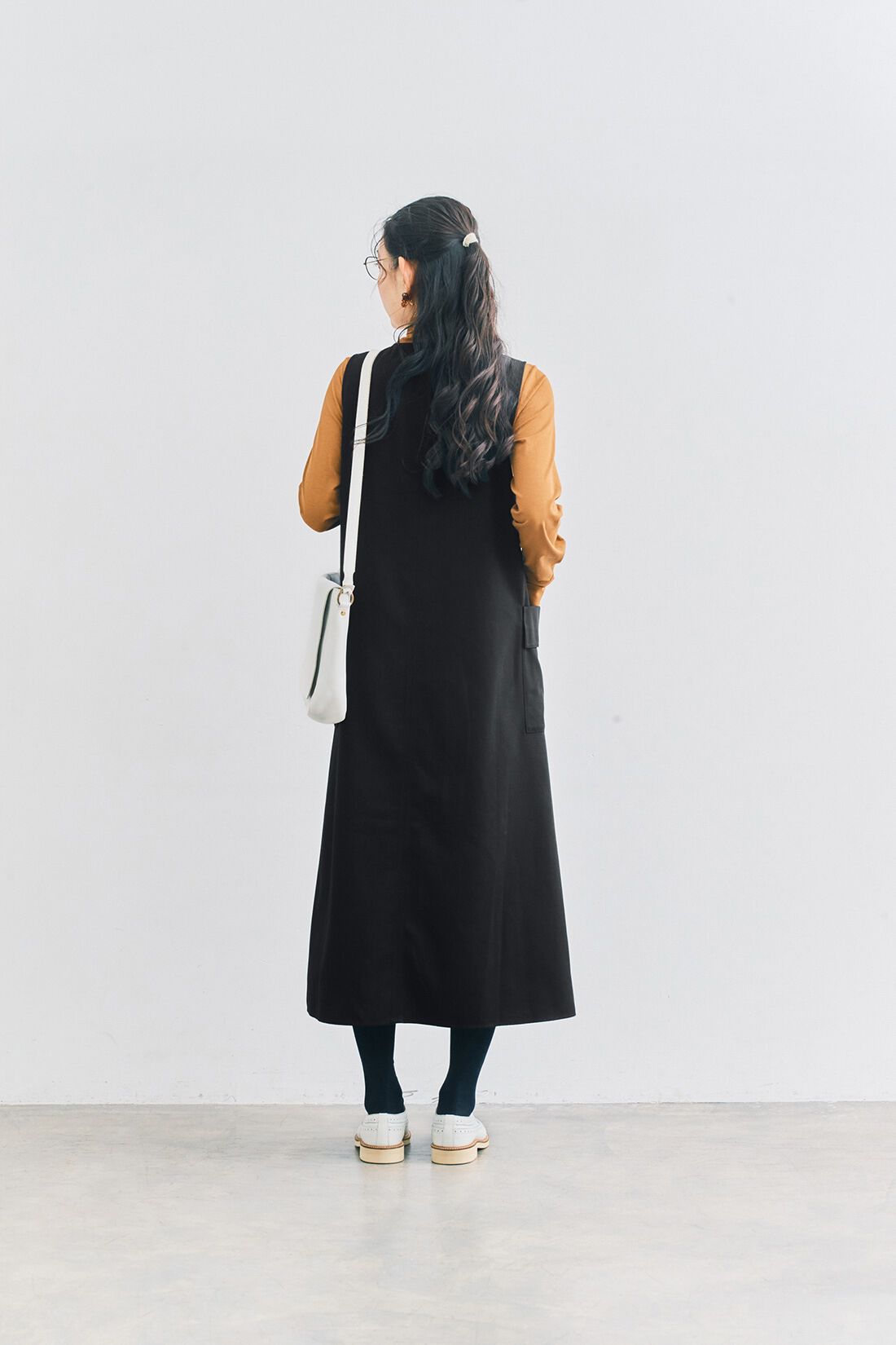 and myera|and myera 大人のエプロンワンピース