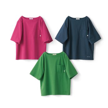 綿100% シルケット加工 Tシャツ ピンク
