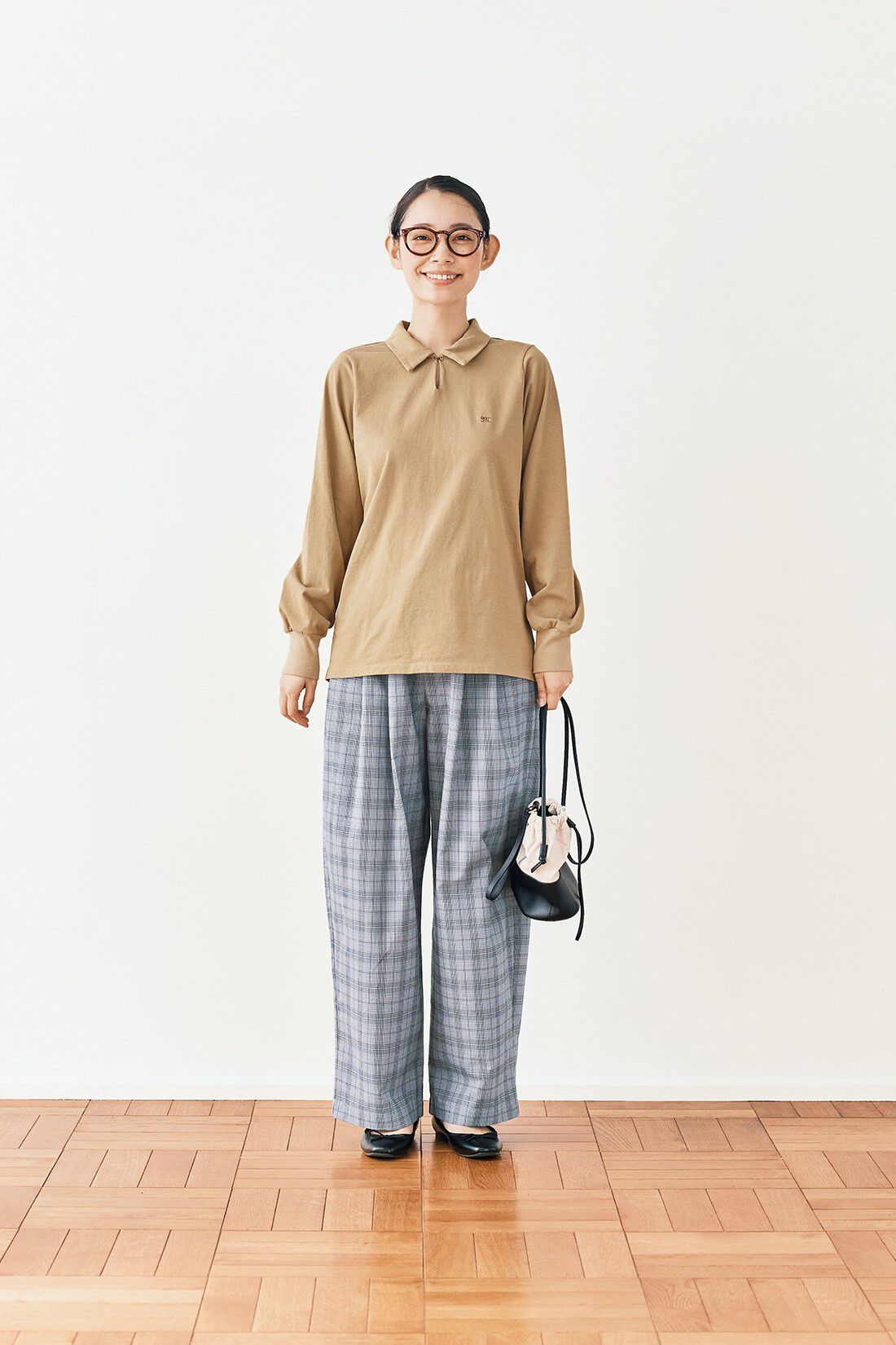 and myera|and myera 長袖ポロTトップスの会