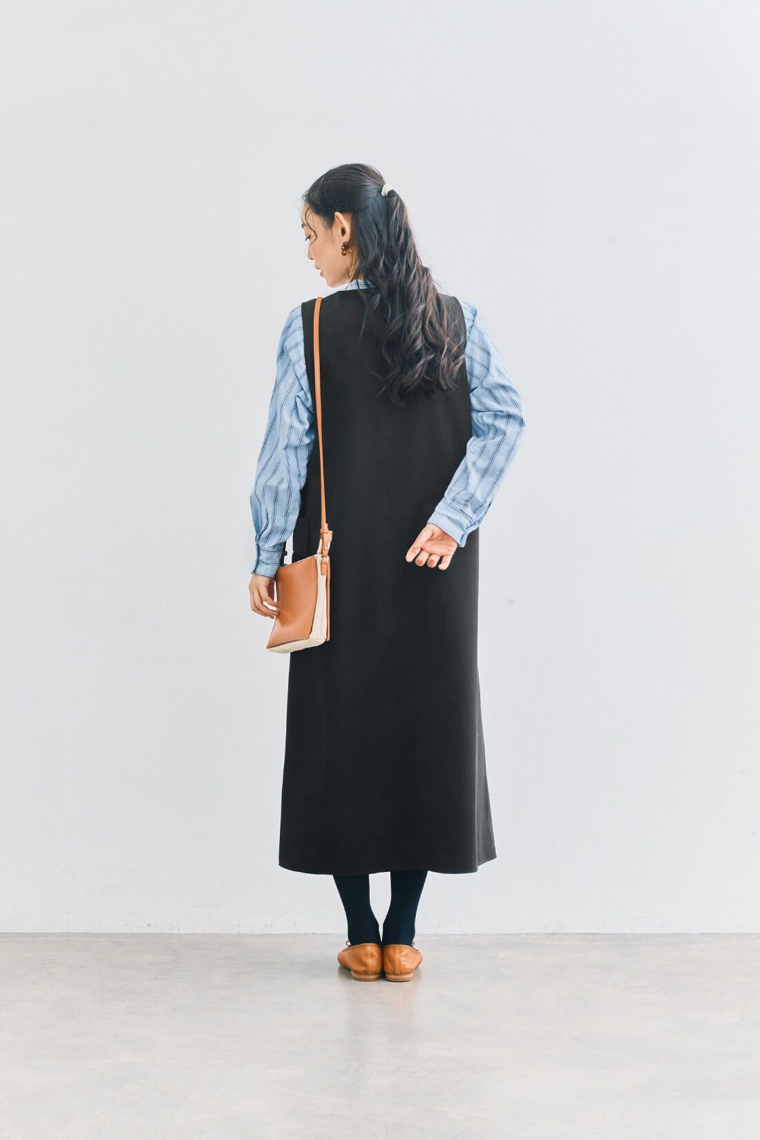and myera|and myera 大人のエプロンワンピース