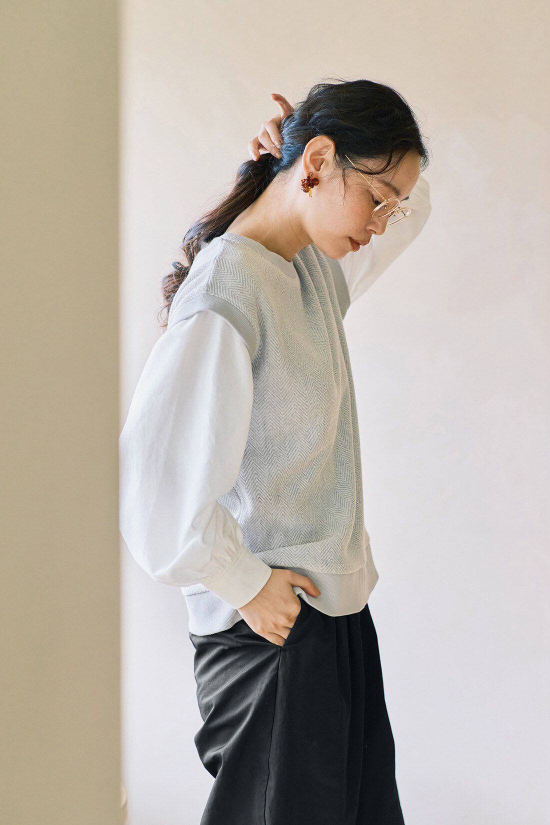 and myera|and myera 着合わせ風トップス